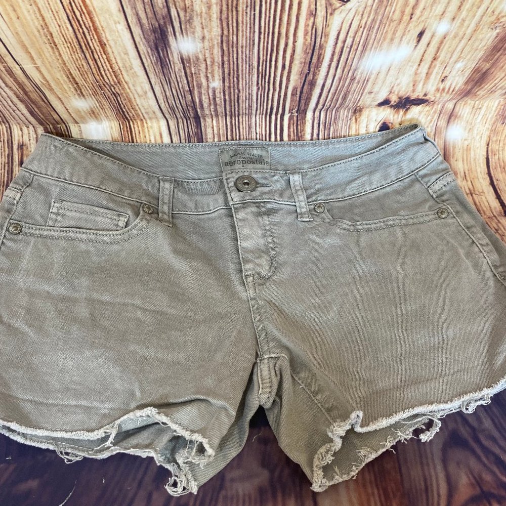 Aeropostale Grey Jean Shorts